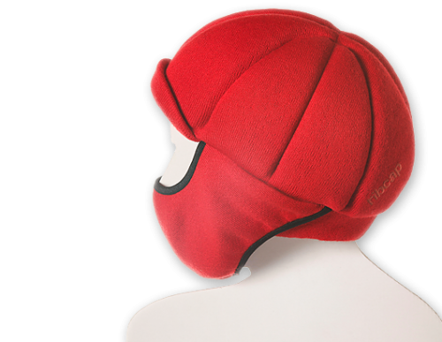 Red Palmer Ribcap - with face warmer
